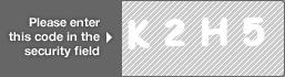 captcha code for visual authentication  letter K number 2 letter H number 5
