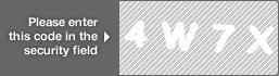 captcha code for visual authentication  number 4 letter W number 7 letter X