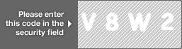 captcha code for visual authentication  letter V number 8 letter W number 2