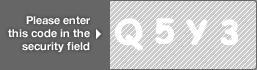 captcha code for visual authentication  letter Q number 5 letter Y number 3