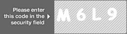 captcha code for visual authentication  letter M number 6 letter L number 9